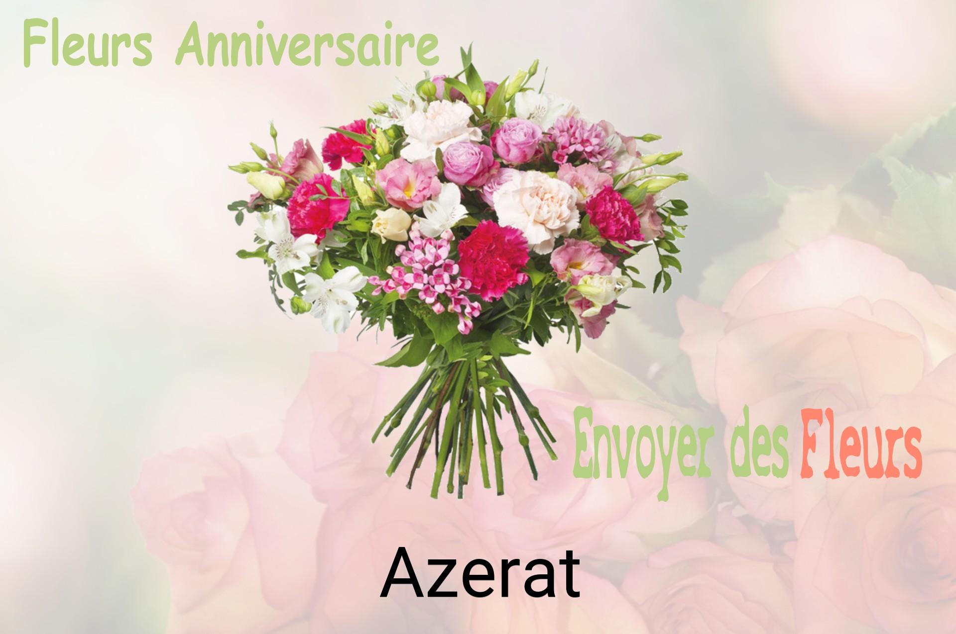 Bouquet de fleurs d’anniversaire livré à Azerat